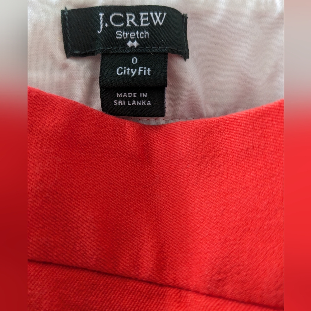 JCrew City Fit trousers